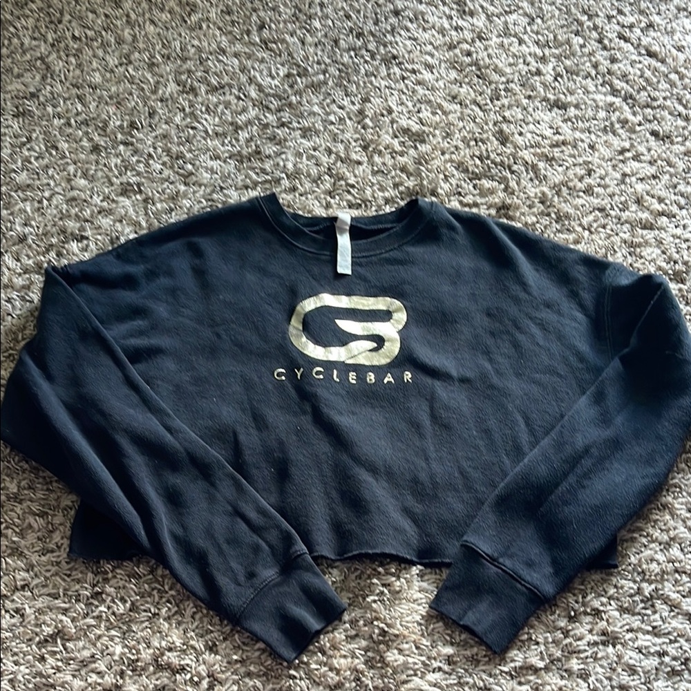 CycleBar Women's Black Crop Top